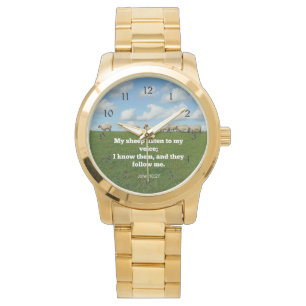 Bible verse, John 10:27, sheep, Watch
