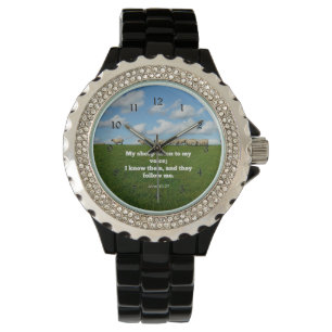 Bible verse, John 10:27, sheep, Watch