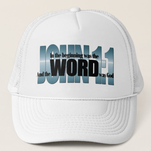 Bible Verse John 11 Trucker Hat