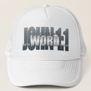 Bible Verse: John 1:1 Trucker Hat