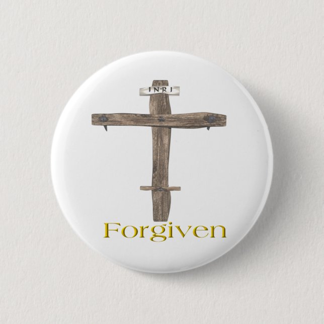 Bible verse John 3:16 Pinback Button (Front)