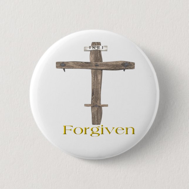 Bible verse John 3:16 Pinback Button (Front)