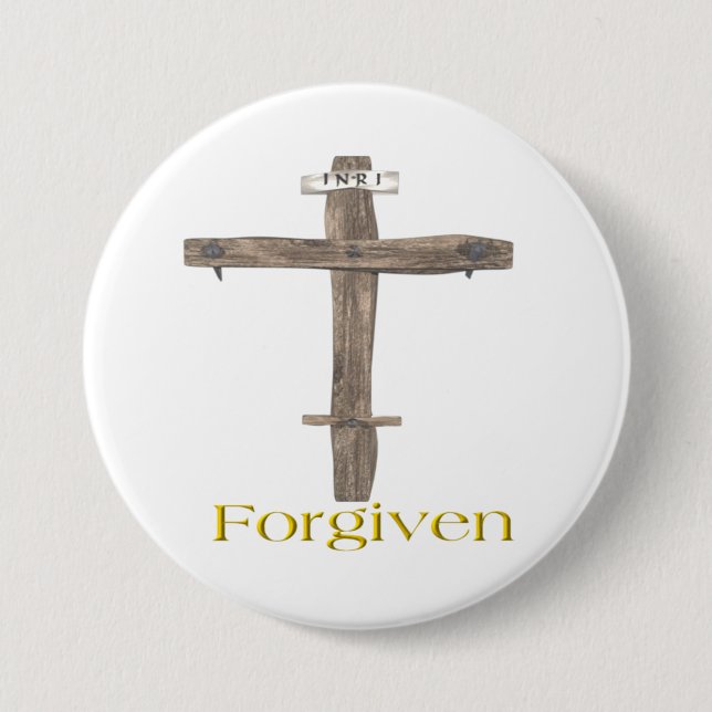 Bible verse John 3:16 Pinback Button (Front)
