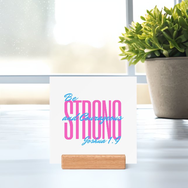 Bible verse Joshua 1:9 Holder (Insitu 1)