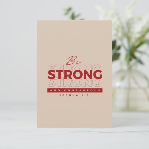 Bible verse Joshua 19 Thank You Card