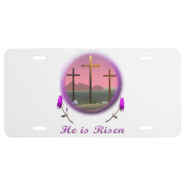 Bible verse license plate (Front)
