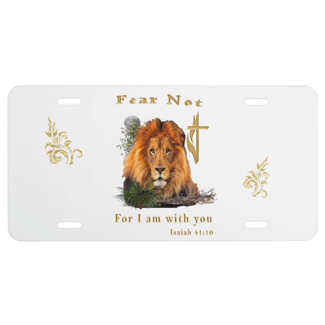Bible verse license plate (Front)