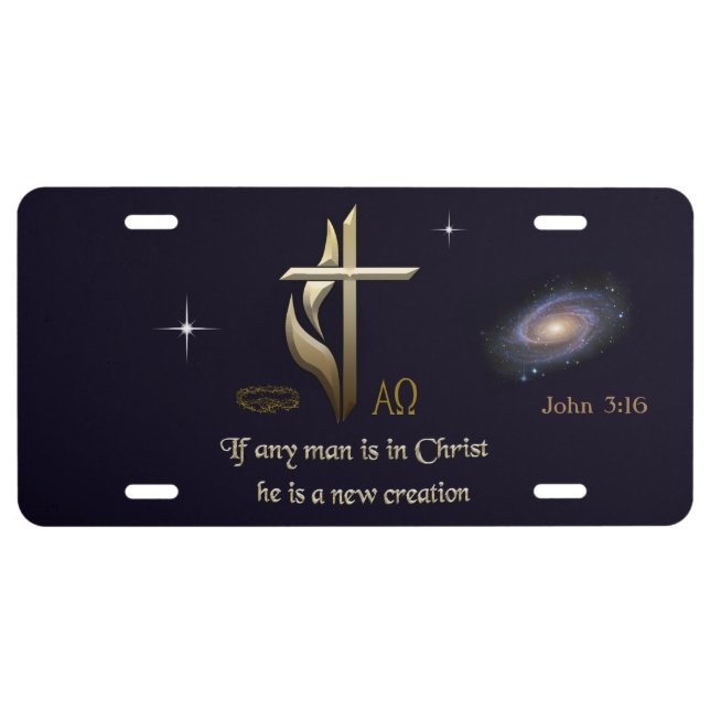 Bible verse license plate (Front)