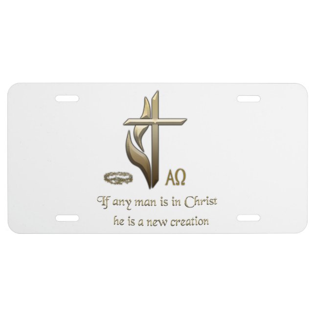 Bible verse license plate (Front)