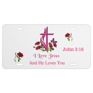 Bible Verse License Plate