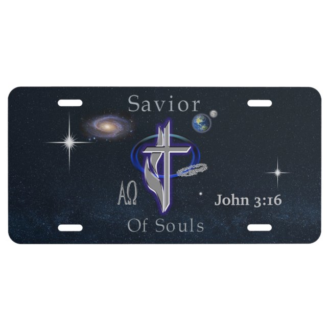 Bible Verse License Plate (Front)