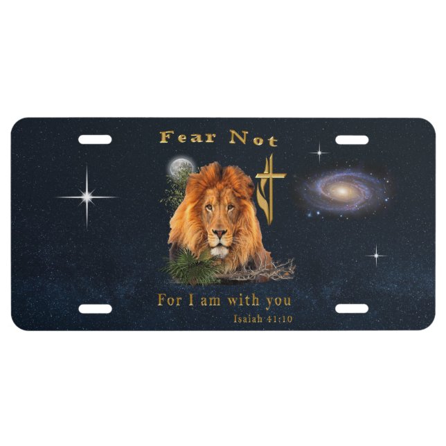 Bible verse license plate (Front)