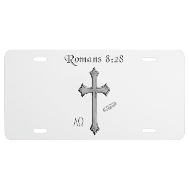 Bible verse license plate (Front)