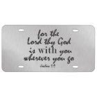 Bible Verse This is the Day the Lord hath Made License Plate | Zazzle.com