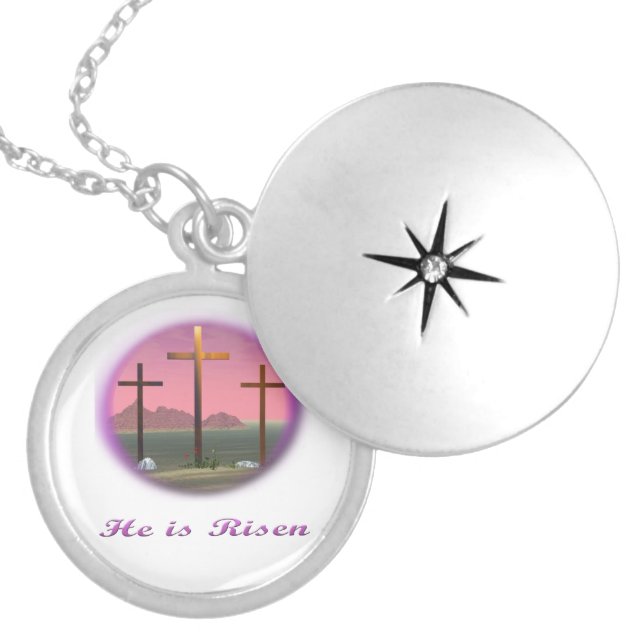Bible verse locket necklace (Front)
