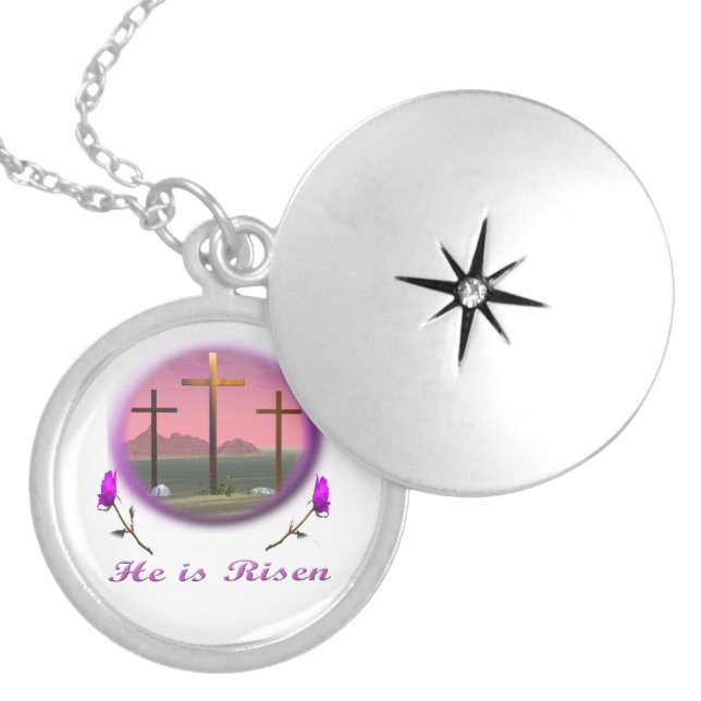 Bible verse locket necklace (Front)