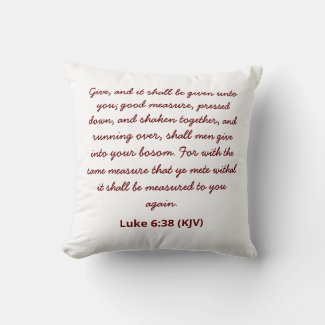 Bible Verse Luke 6:38 (KJV) Christmas Typography