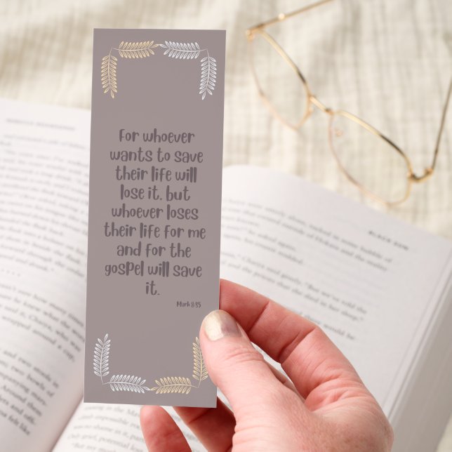 Bible Verse/Mark Bookmarks (Hand)