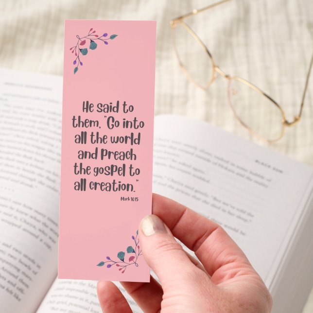 Bible Verse/Mark Bookmarks (Hand)