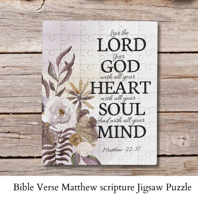 Bible Verse Matthew scripture Jigsaw Puzzle (Creator Uploaded)