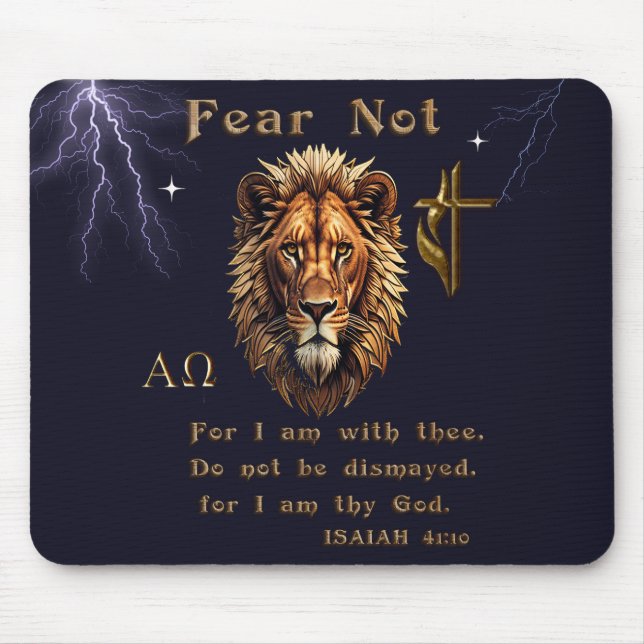 Bible Verse Mouse Pad (Front)