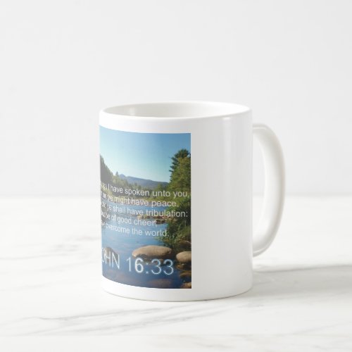 Bible Verse Mug Day 6 JOHN 1633