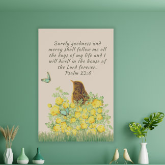 Bible verse nature art -scripture wall art foam board