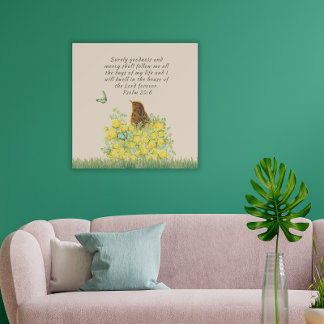 Bible verse nature art -scripture wall art foam board