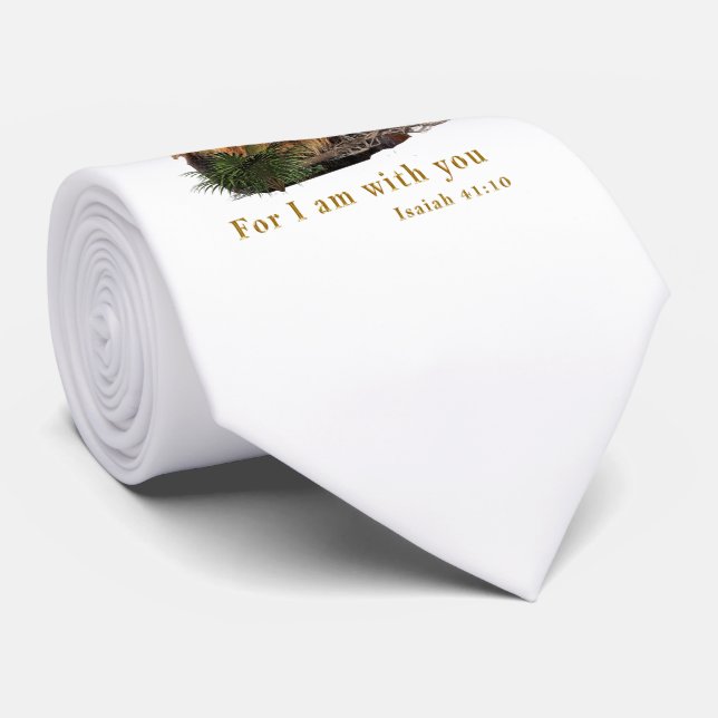 Bible verse neck tie (Rolled)