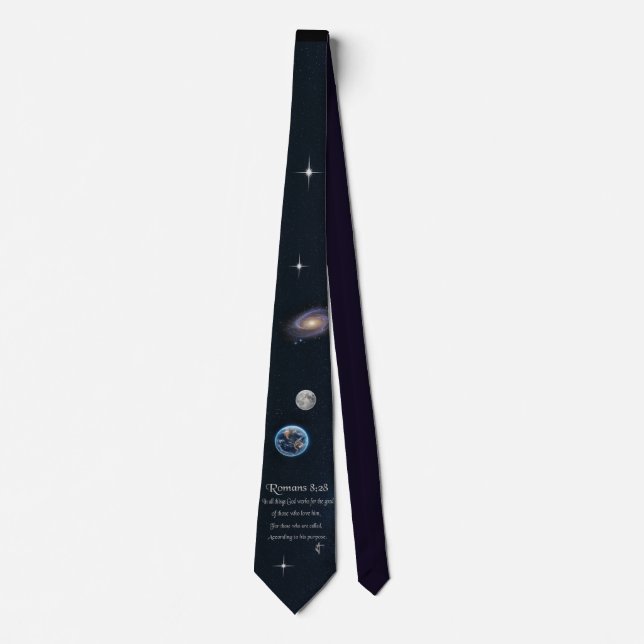Bible verse neck tie (Front)