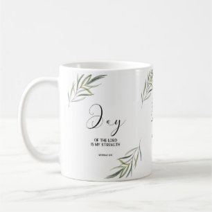 Bible verse Nehemiah leaves scripture Coffee Mug