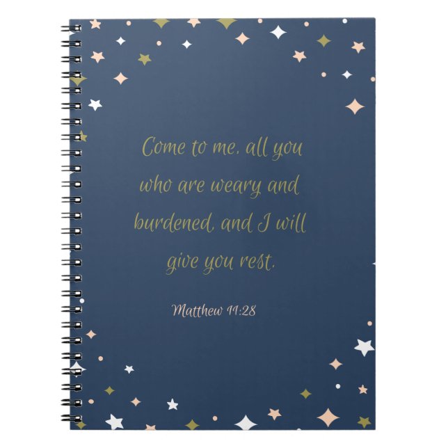 Bible Verse notebook - journal (Front)