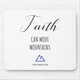Bible verse on faith mouse pad