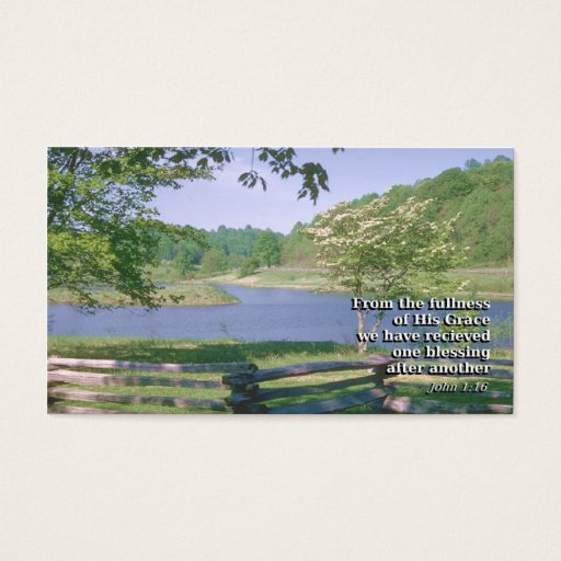 Customizable Bible Verse Personal Cards Business Cards