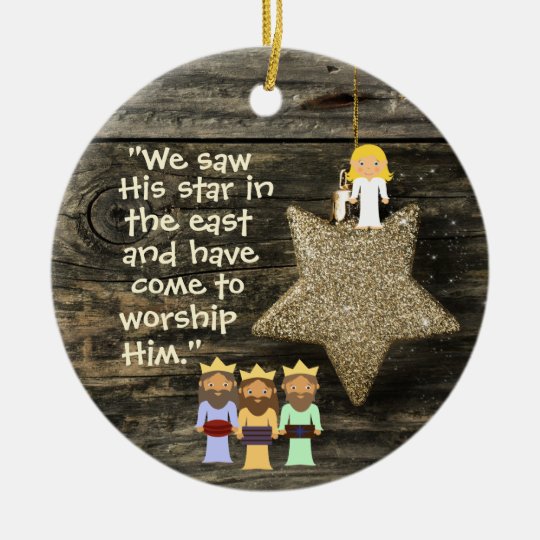 Bible Verse Personalized Christmas Ornament