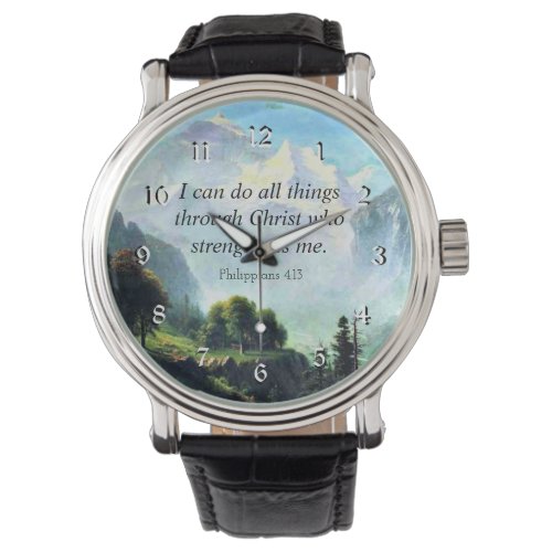 Bible verse Phil 413 I can do all things Watch