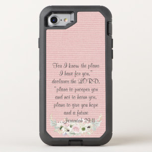 Bible Verse Phone OtterBox Defender iPhone SE/8/7 Case