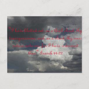Bible Verse Postcard
