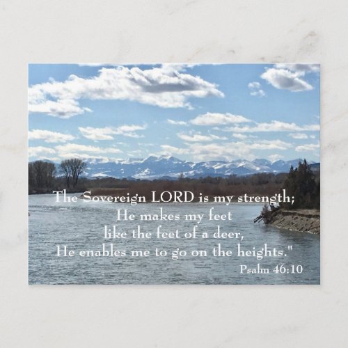 Bible Verse Postcard Psalm 4610