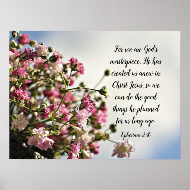 Bible Verse  Poster (Front)