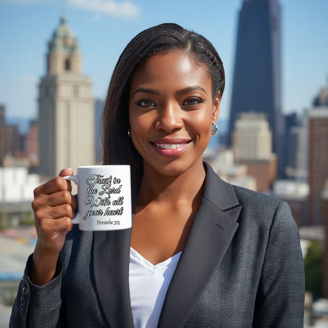 Bible Verse: Proverbs 3:5 Coffee Mug (Creator Uploaded)