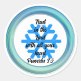 Bible Verse Stickers Proverbs 3:5-6