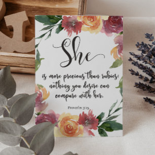  Bible Verse Proverbs Card