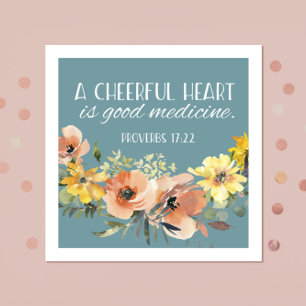 Bible verse Proverbs Paper Napkins