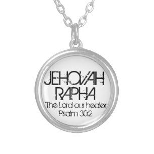 bible verse Psalm 30:2 Jehovah Rapha necklace