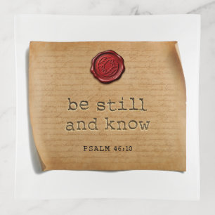 BIBLE VERSE - Psalm 46:10 - Trinket Tray