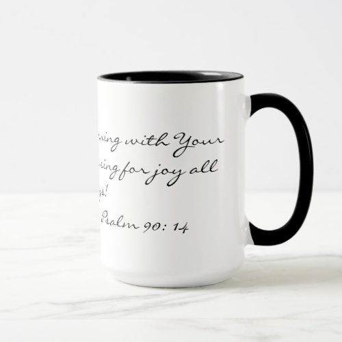 Bible verse Psalm 9014 Coffee Mug