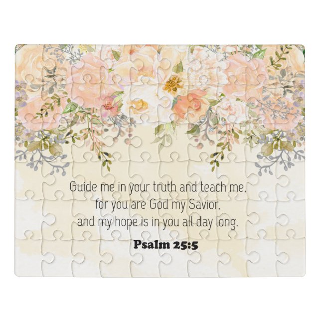 Bible Verse Psalm scripture Jigsaw Puzzle (Puzzle Horizontal)
