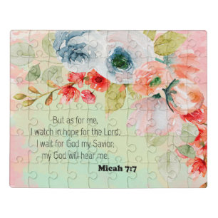 Bible Verse Psalm scripture Jigsaw Puzzle