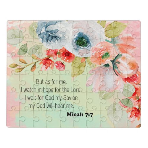 Bible Verse Psalm scripture Jigsaw Puzzle